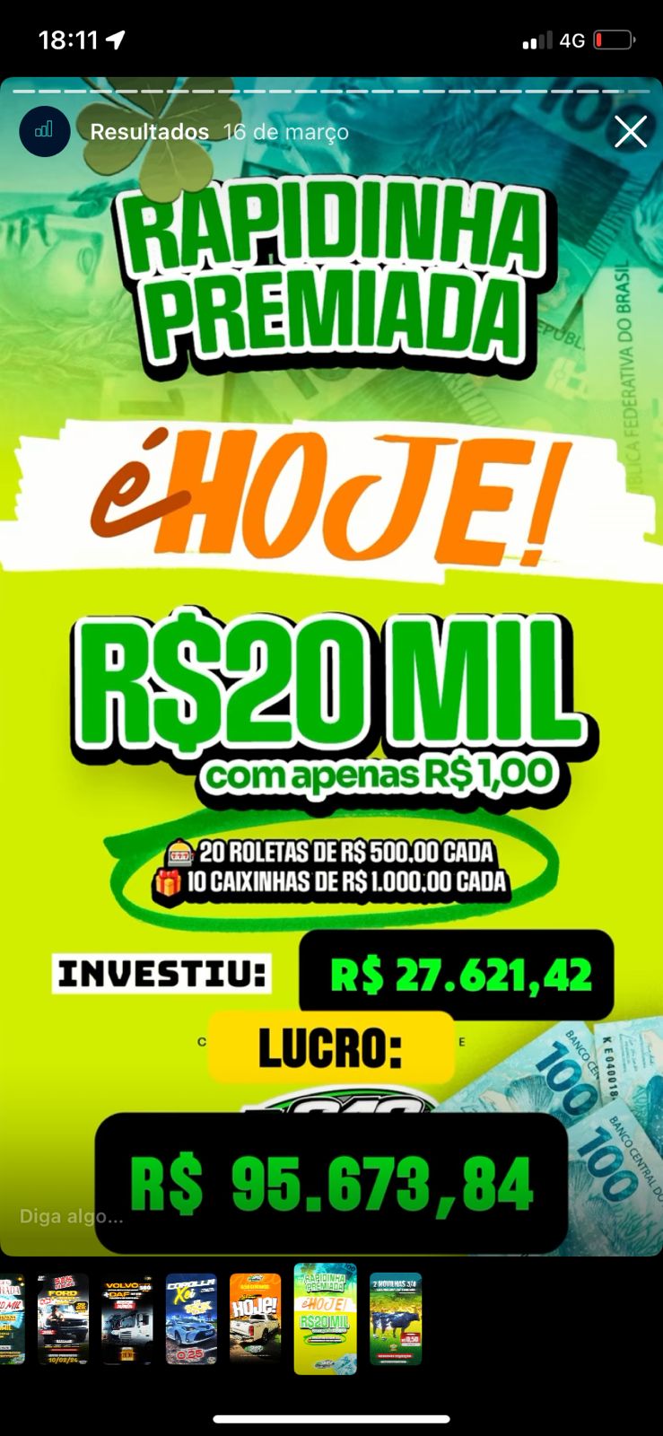 Print de resultado de campanha 01