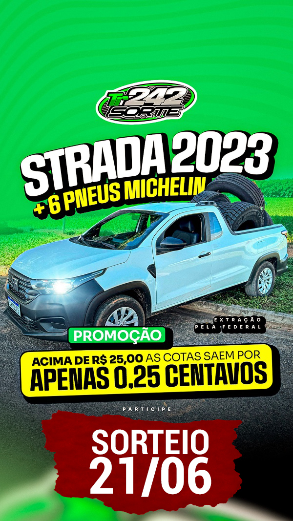 Arte de campanha Strada — promoção